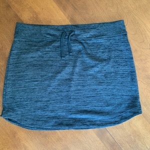 Athleta grey terry skirt